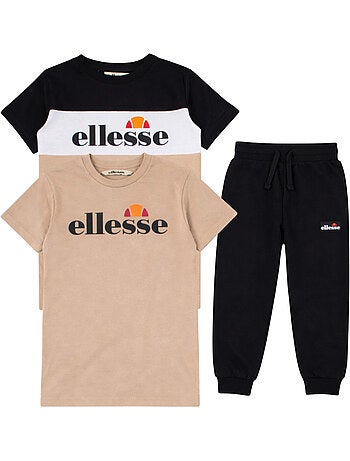 Ellesse - set composto da 2 magliette a maniche corte e pantaloni da jogging