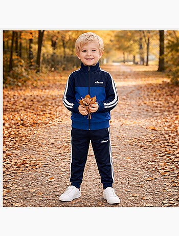Ellesse - set composto da giacca con zip e collo alto e pantaloni da jogging