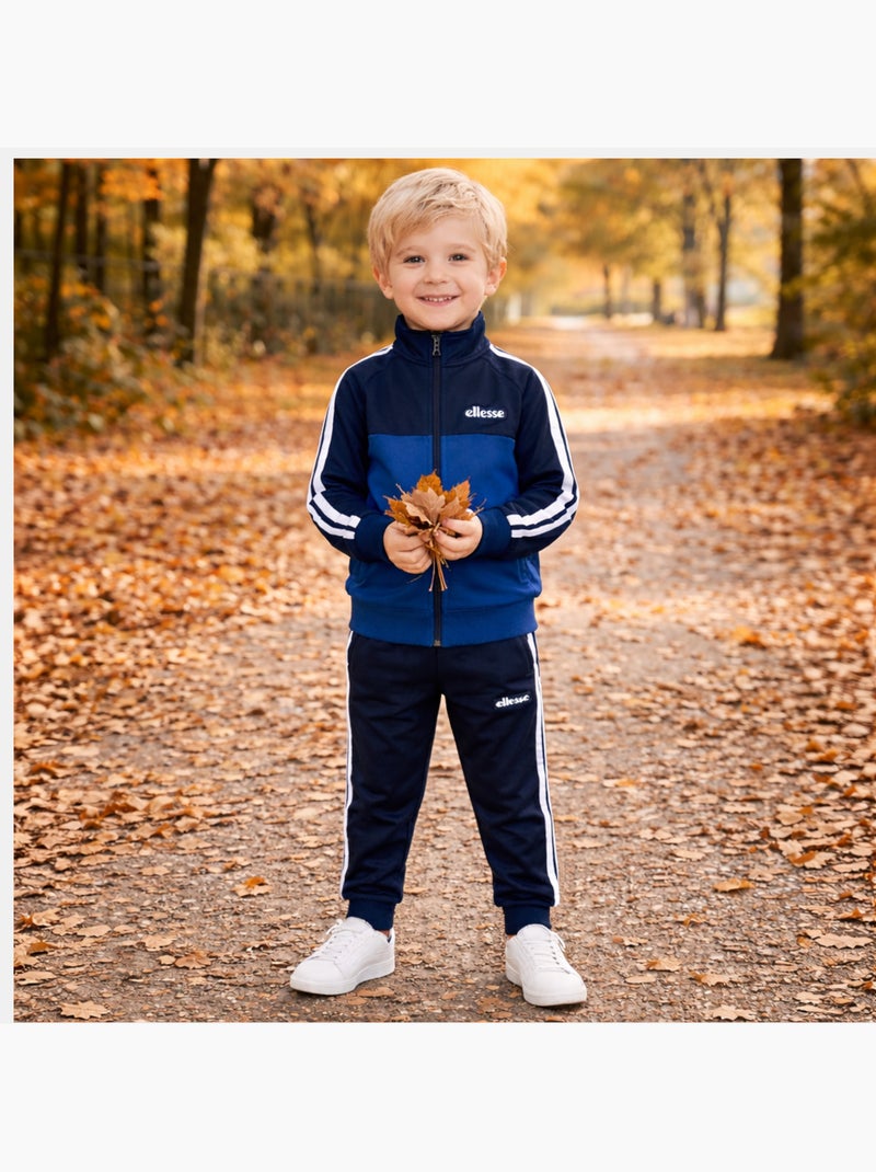 Ellesse - Set giacca e pantalone da jogging bambino Blu marino - Kiabi