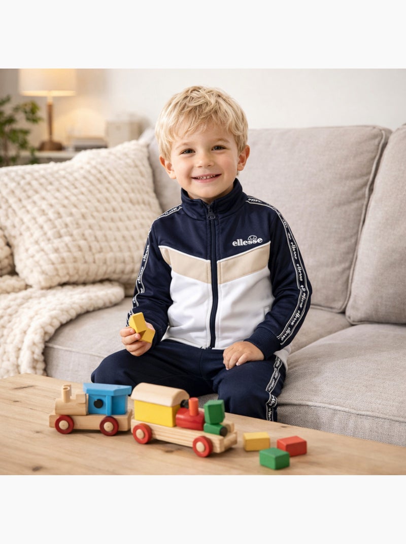 Ellesse - Set giacca e pantalone da jogging bambino Nero - Kiabi