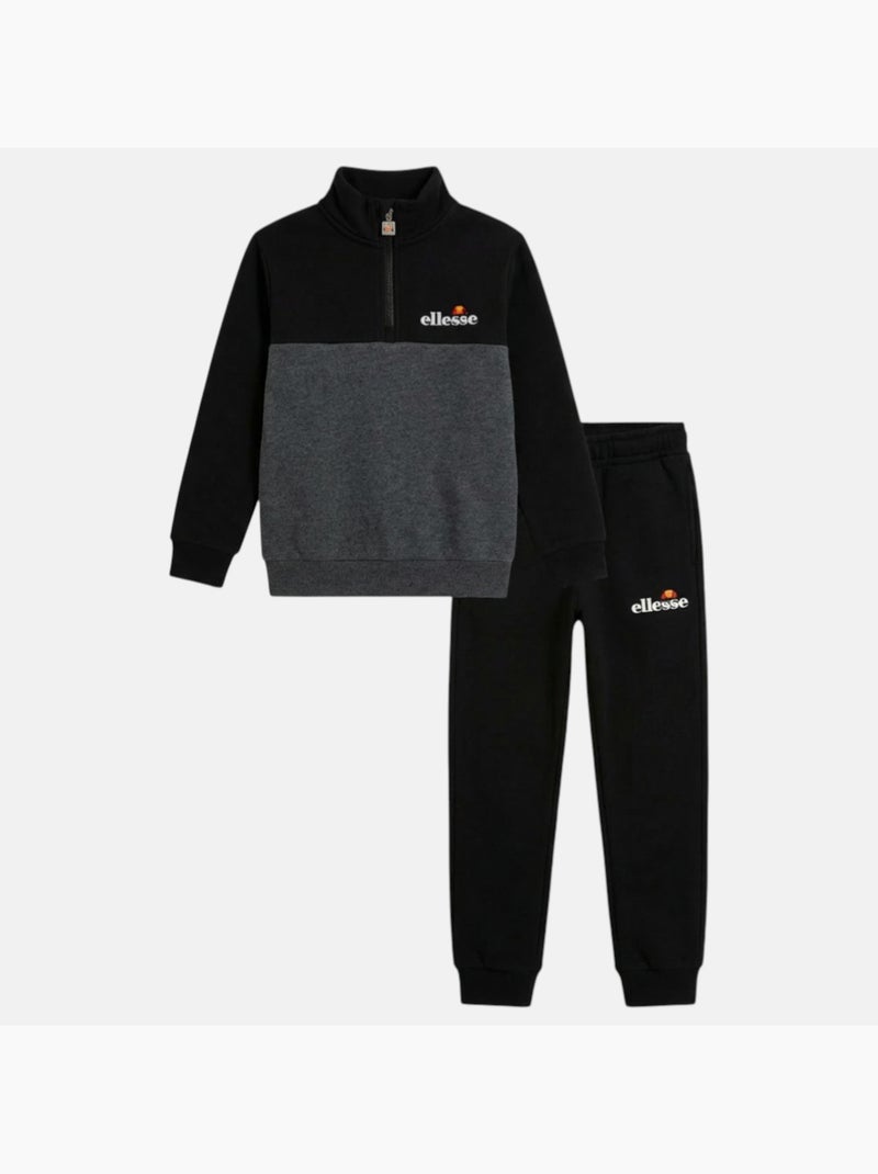 Ellesse - Set giacca e pantalone da jogging bambino Nero - Kiabi