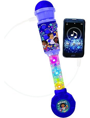 Encanto Trendy Microfono luminoso con altoparlante (auxin), melodie ed effetti sonori