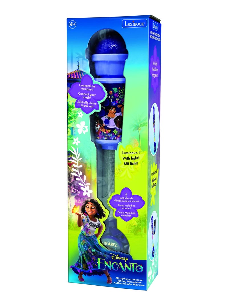 Encanto Trendy Microfono luminoso con altoparlante (auxin), melodie ed effetti sonori Viola - Kiabi