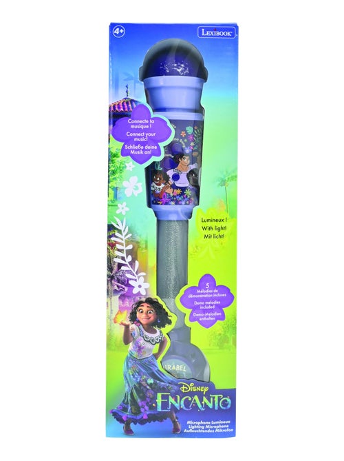 Encanto Trendy Microfono luminoso con altoparlante (auxin), melodie ed effetti sonori - Kiabi