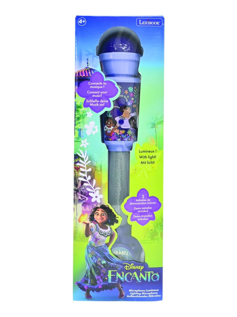 Encanto Trendy Microfono luminoso con altoparlante (auxin), melodie ed effetti sonori Viola - Kiabi