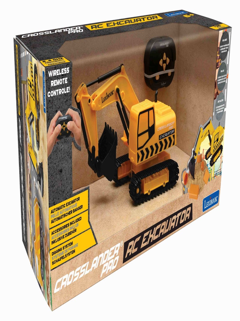 Escavatore radiocomandato Crosslander PRO® con braccio articolato. Giallo - Kiabi