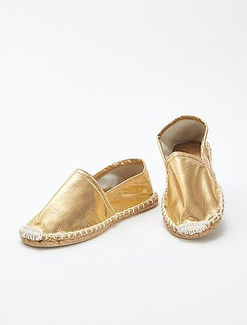 Espadrillas argentate