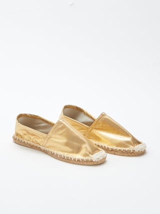 Espadrillas argentate