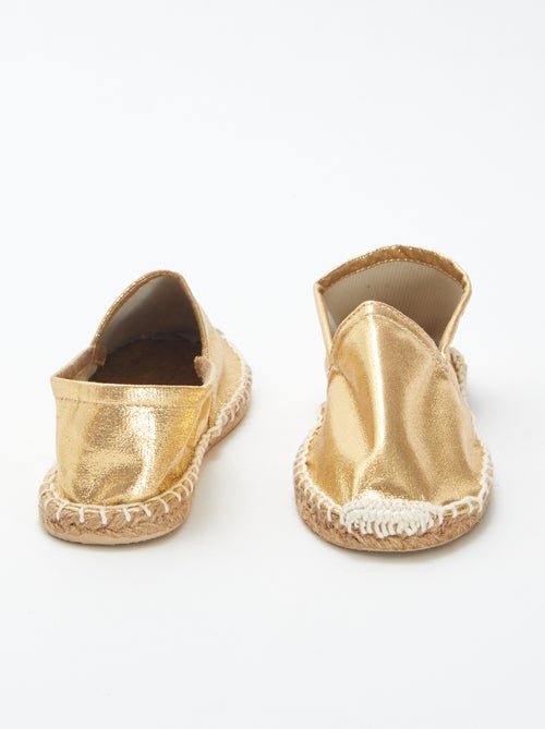 Espadrillas argentate - Kiabi
