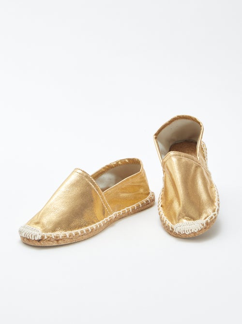 Espadrillas argentate - Kiabi