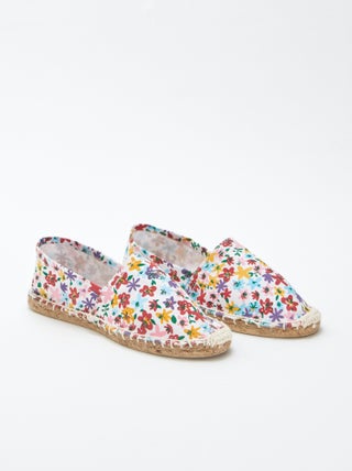 Espadrillas con motivo a fiori