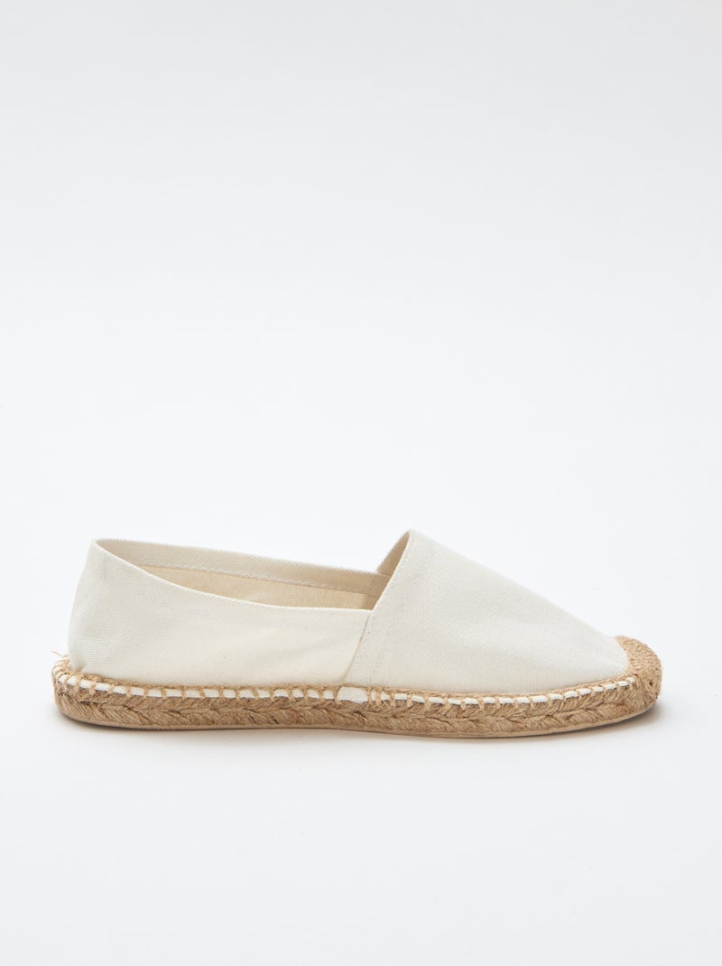 Espadrillas con motivo stampato Beige - Kiabi