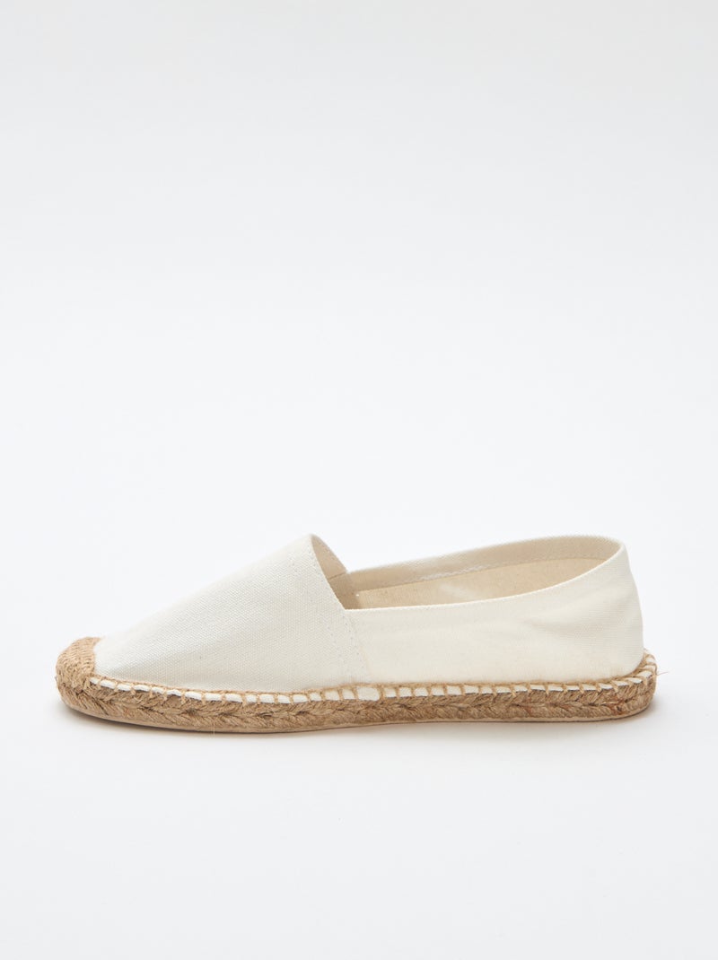 Espadrillas con motivo stampato Beige - Kiabi