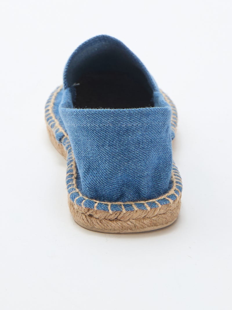 Espadrillas con motivo stampato Blu - Kiabi