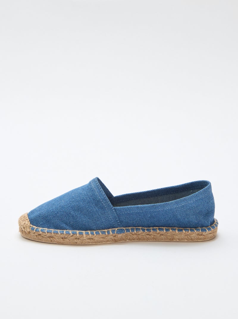Espadrillas con motivo stampato Blu - Kiabi
