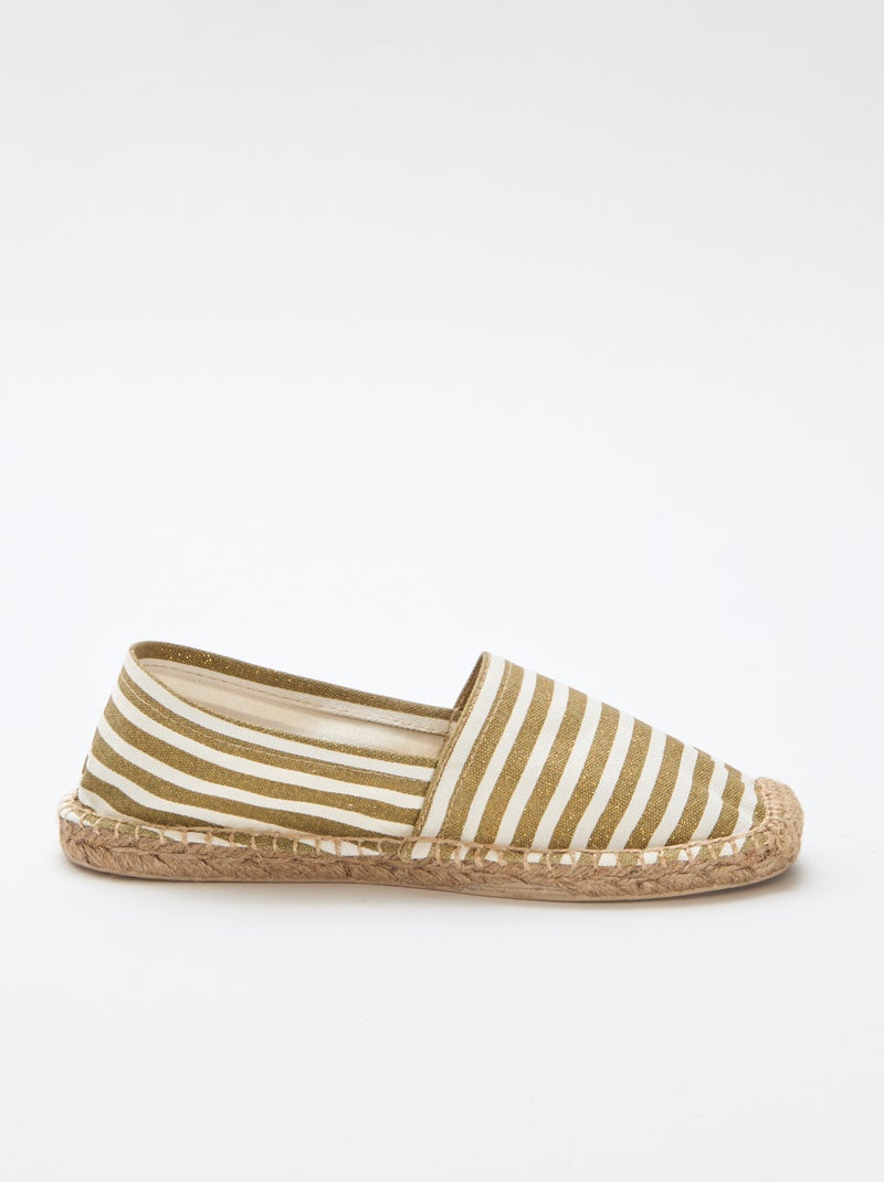 Espadrillas con motivo stampato Giallo - Kiabi