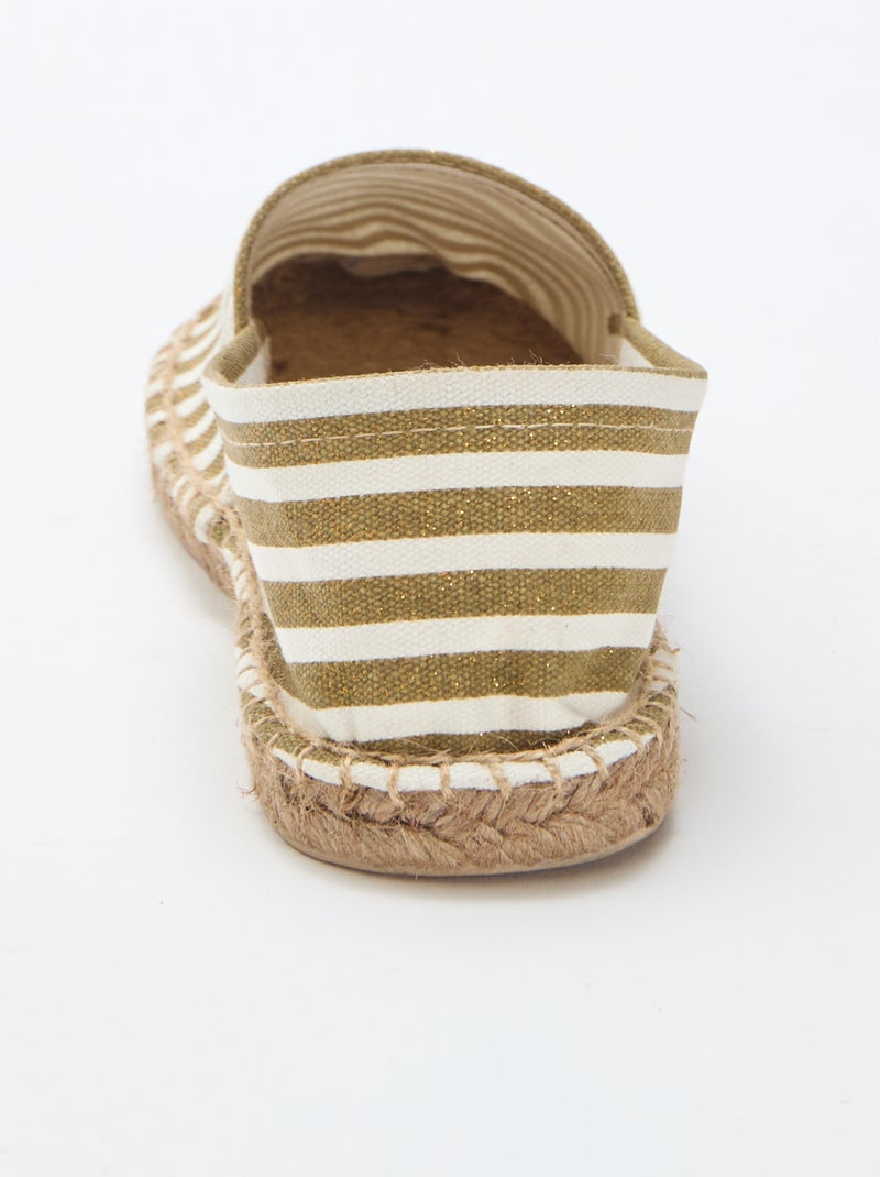 Espadrillas con motivo stampato Giallo - Kiabi