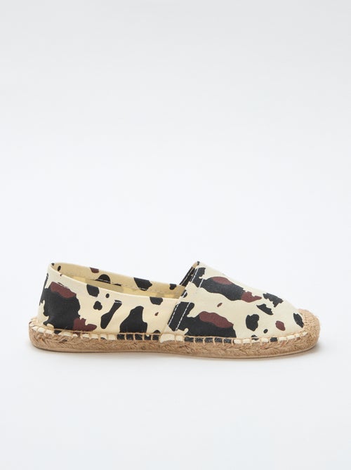 Espadrillas con motivo stampato - Kiabi