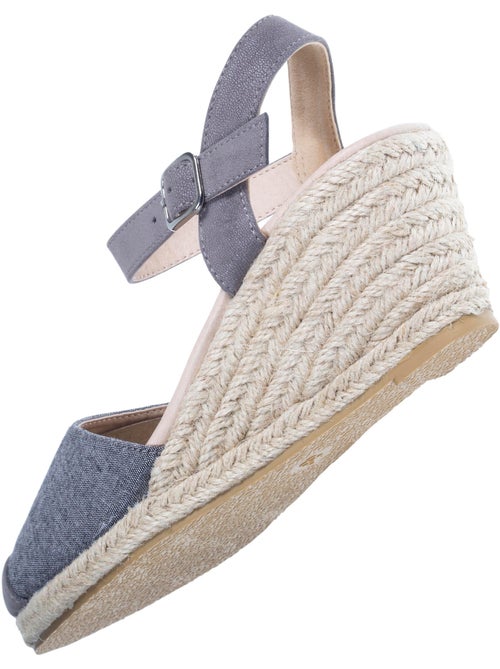 Espadrillas con tacco di 6 cm, suola ultraconfortevole e con memoria di forma - Kiabi Espadrillas con tacco di 6 cm, suola ultraconfortevole e con memoria di forma - Kiabi