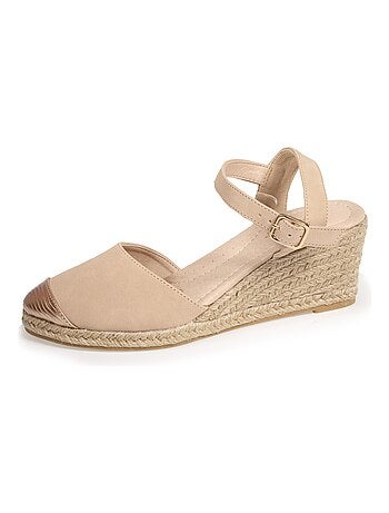 Espadrillas con tacco di 6 cm, suola ultraconfortevole e con memoria di forma Isotoner
