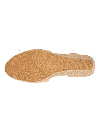 Espadrillas con tacco di 6 cm, suola ultraconfortevole e con memoria di forma Isotoner