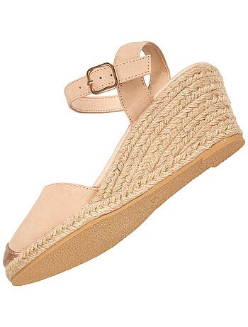 Espadrillas con tacco di 6 cm, suola ultraconfortevole e con memoria di forma Isotoner