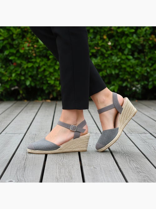 Espadrillas con tacco di 6 cm, suola ultraconfortevole e con memoria di forma  Isotoner - Kiabi