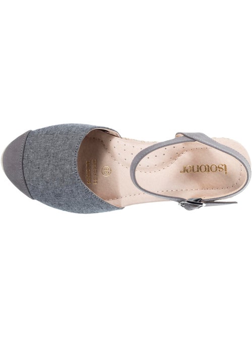 Espadrillas con tacco di 6 cm, suola ultraconfortevole e con memoria di forma  Isotoner - Kiabi