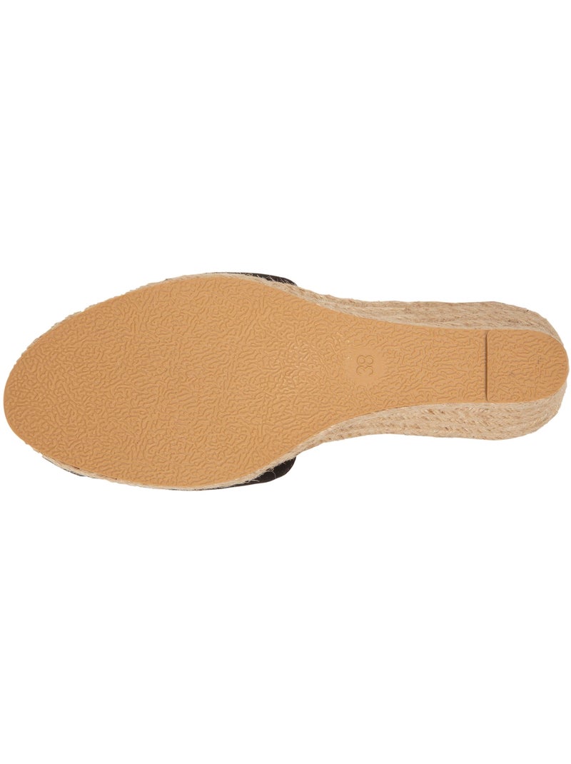 Espadrillas con tacco di 6 cm, suola ultraconfortevole e con memoria di forma  Isotoner Nero - Kiabi