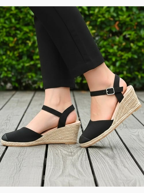 Espadrillas con tacco di 6 cm, suola ultraconfortevole e con memoria di forma - Kiabi Espadrillas con tacco di 6 cm, suola ultraconfortevole e con memoria di forma - Kiabi