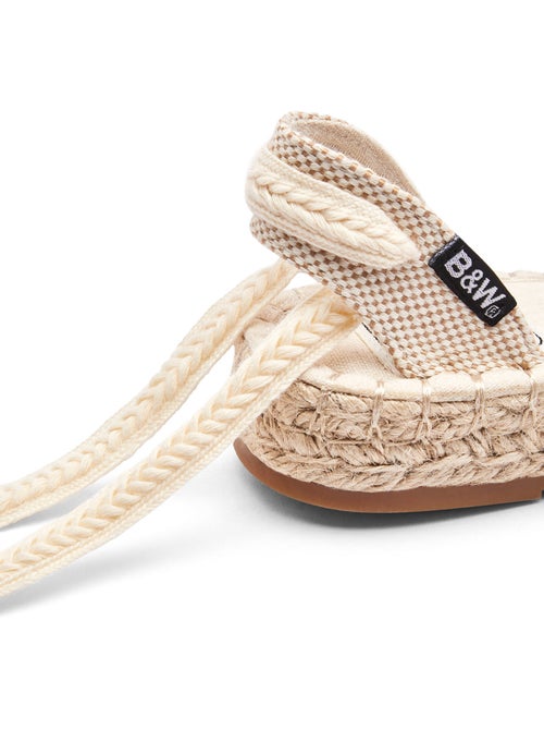 Espadrillas conguitos básicas lazo - Kiabi