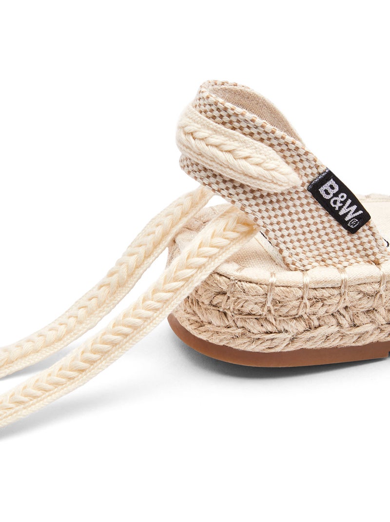 Espadrillas conguitos básicas lazo Argento - Kiabi