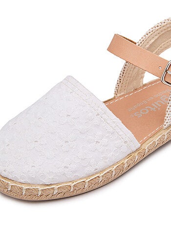 Espadrillas conguitos bordado floral