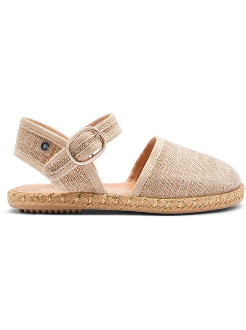 Espadrillas conguitos hebilla hilo oro - Kiabi Espadrillas conguitos hebilla hilo oro - Kiabi