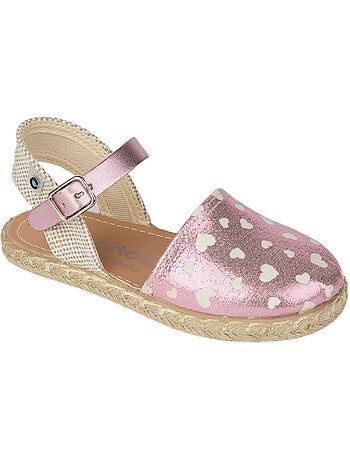 Espadrillas conguitos metalizado