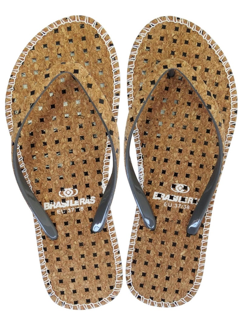Espadrillas donna Brasileras suola in gomma Grigio - Kiabi