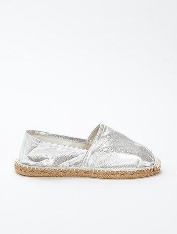 Espadrillas argentate