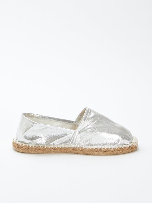 Espadrillas dorate - Kiabi