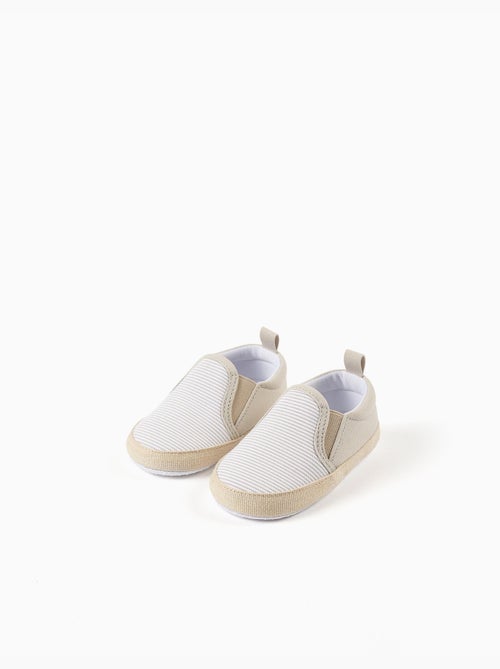 Espadrillas in canvas a righe - Kiabi