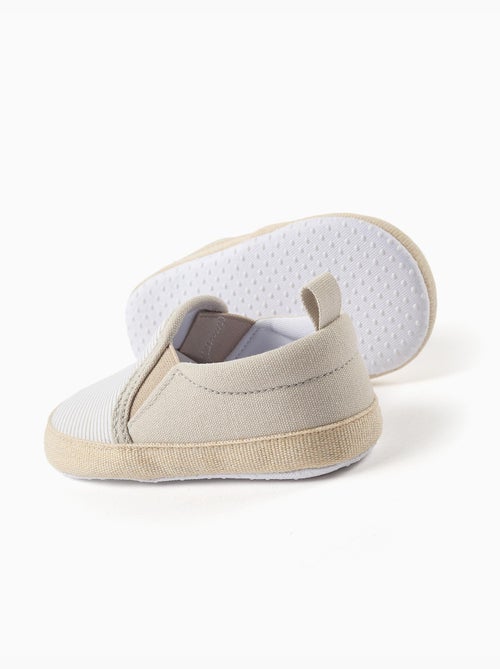 Espadrillas in canvas a righe - Kiabi