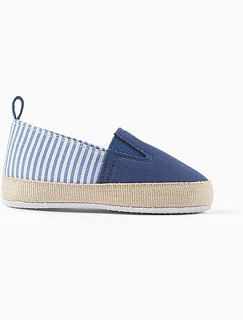 Espadrillas in canvas con righe