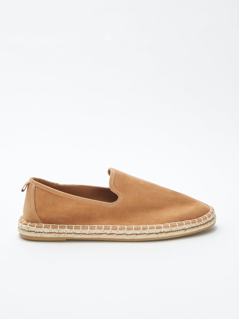 Espadrillas in finto camoscio - BEIGE - Kiabi