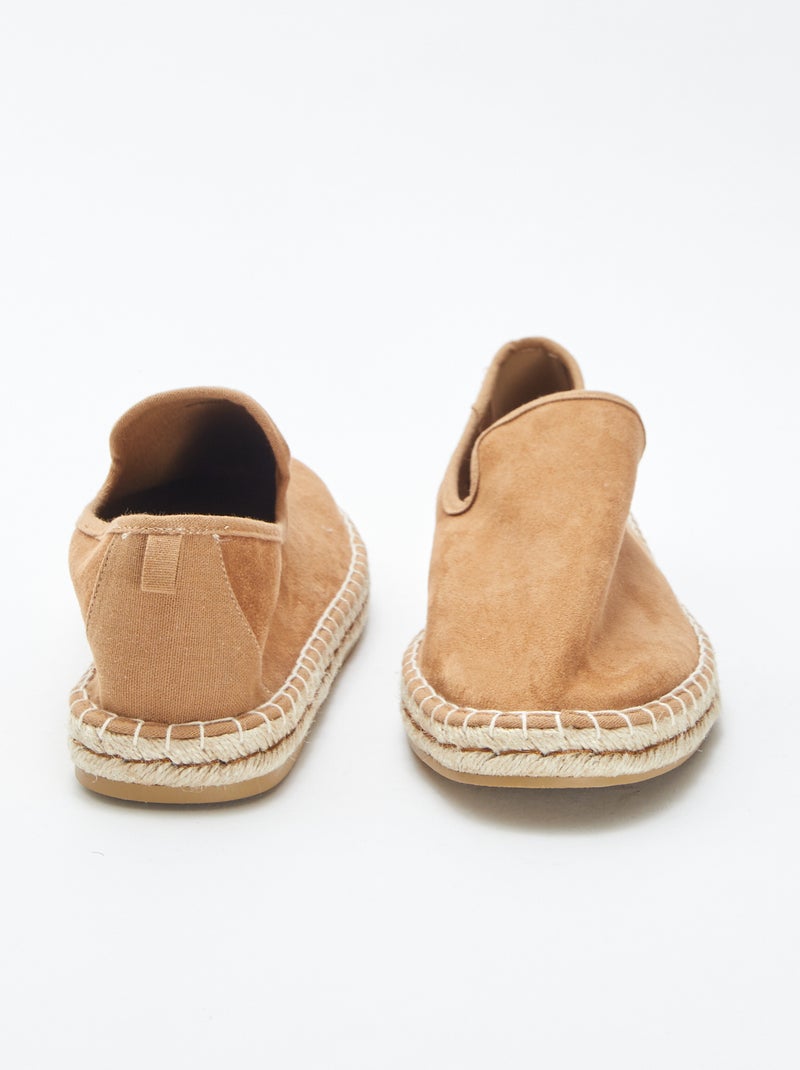 Espadrillas in finto camoscio - BEIGE - Kiabi