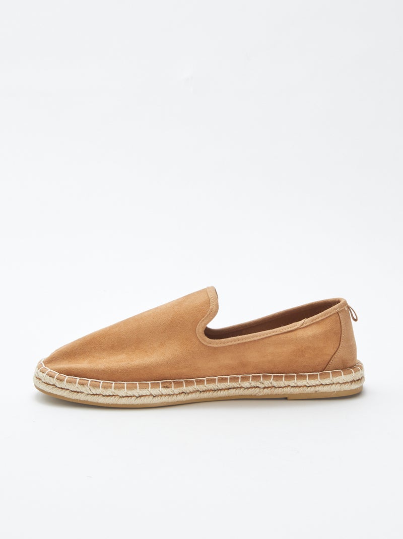 Espadrillas in finto camoscio - BEIGE - Kiabi