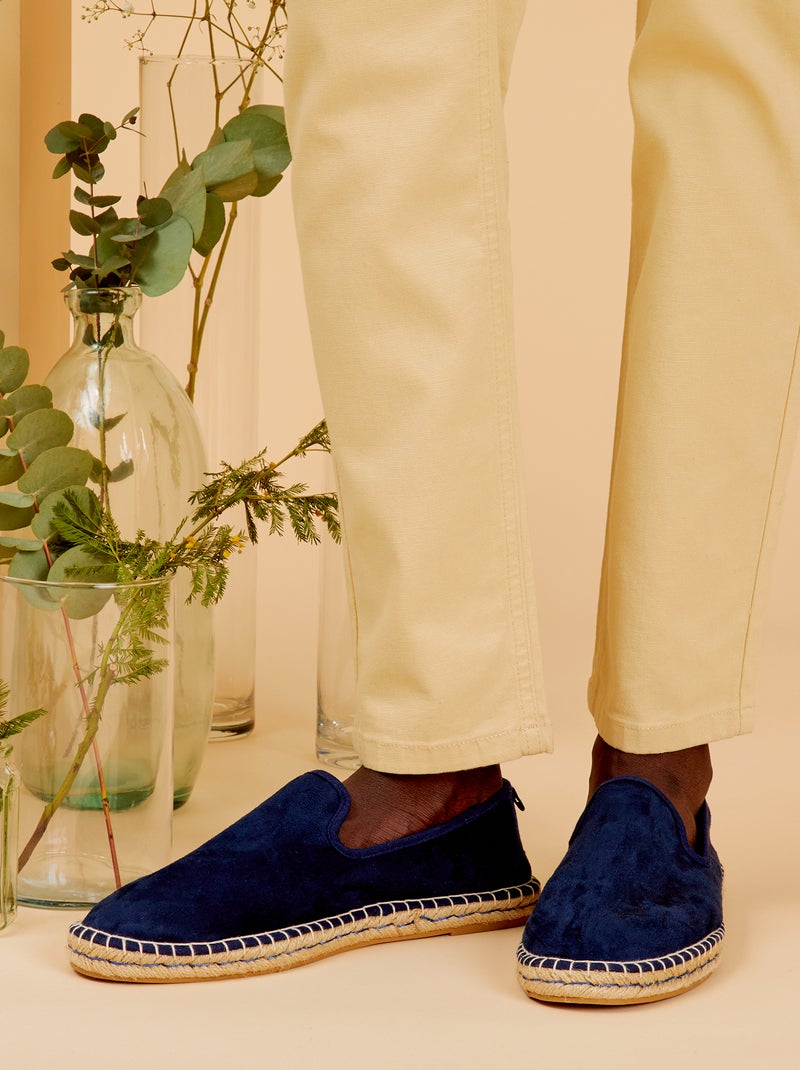 Espadrillas in finto camoscio - BLU - Kiabi