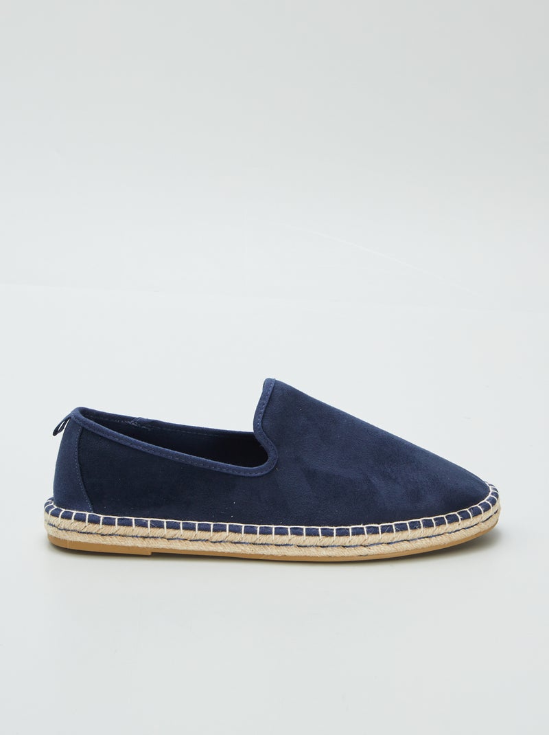 Espadrillas in finto camoscio - BLU - Kiabi