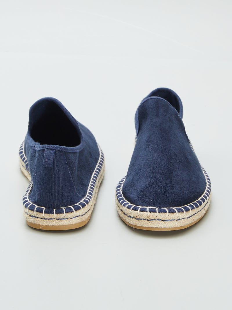 Espadrillas in finto camoscio - BLU - Kiabi
