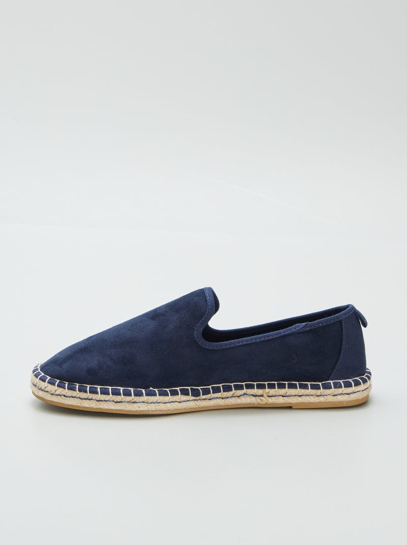Espadrillas in finto camoscio - BLU - Kiabi