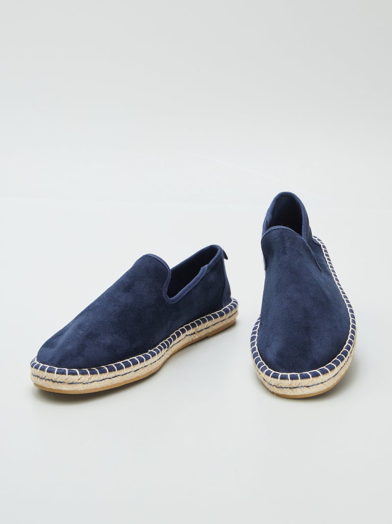 Espadrillas in finto camoscio - BLU - Kiabi