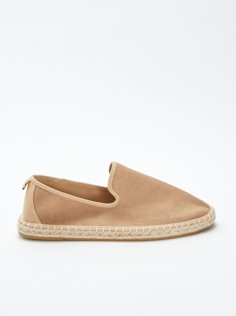 Espadrillas in finto camoscio - MARRONE - Kiabi